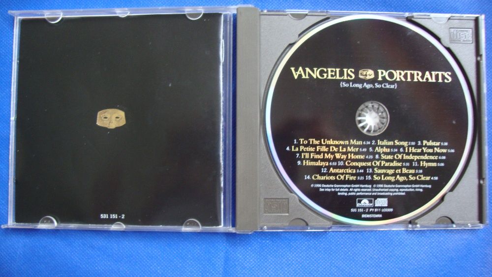 CD - Vangelis Portraits - So Long Ago, So Clear