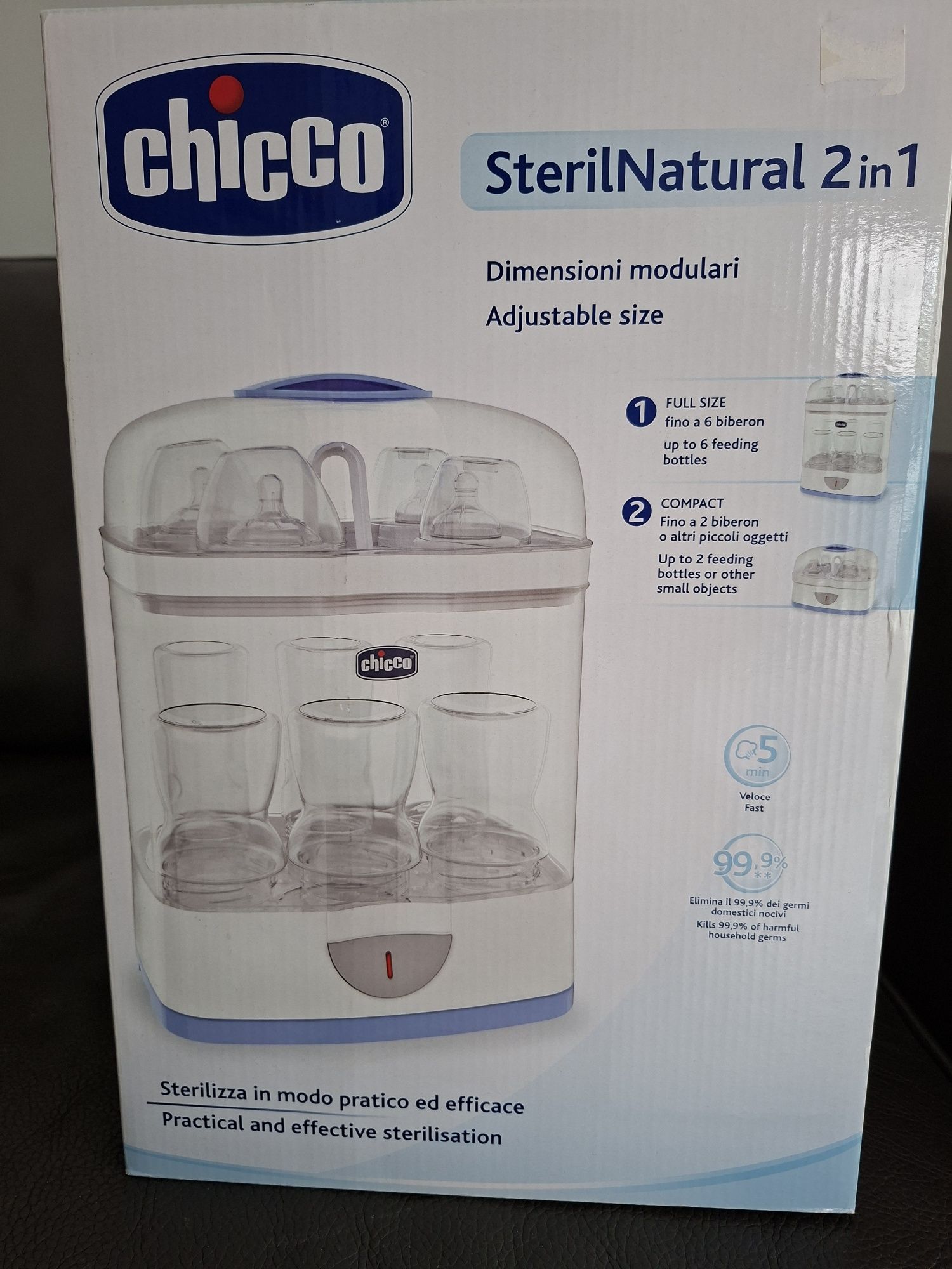 Esterilizador de biberões Chicco