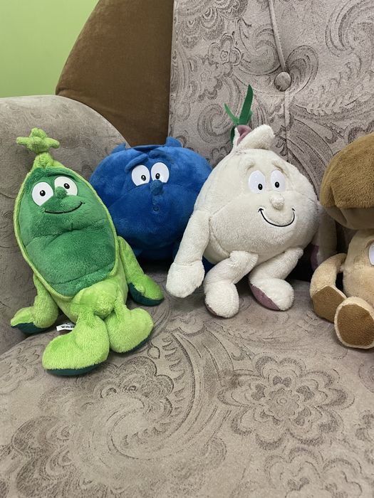 Мʼякі іграшки овочі та фрукти Goodness Gang