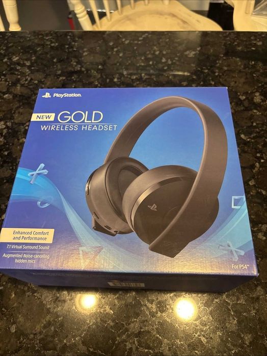 Бездротові Ігрові навушники PlayStation Gold Wireless Headset PS4