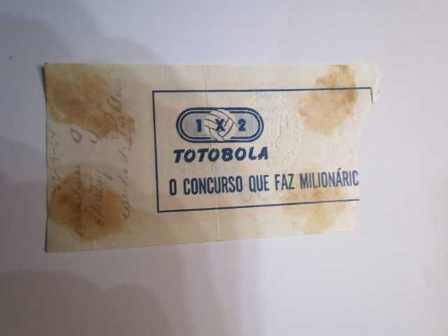 BILHETE futebol Taça Portugal 1964 Marinhense ? Sporting