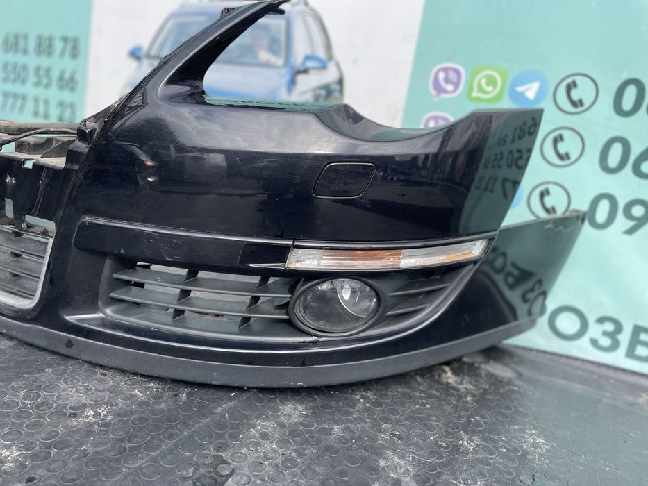Бампер передній lc9x чорний фольксваген пассат б6 volkswagen passat b6