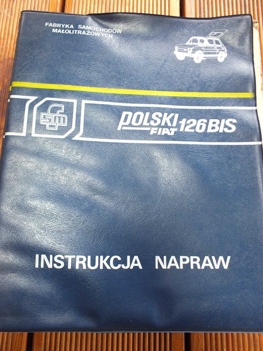 FSM Polski fiat 126 BIS Instrukcja napraw FABRYCZNA 1990 KB1104B