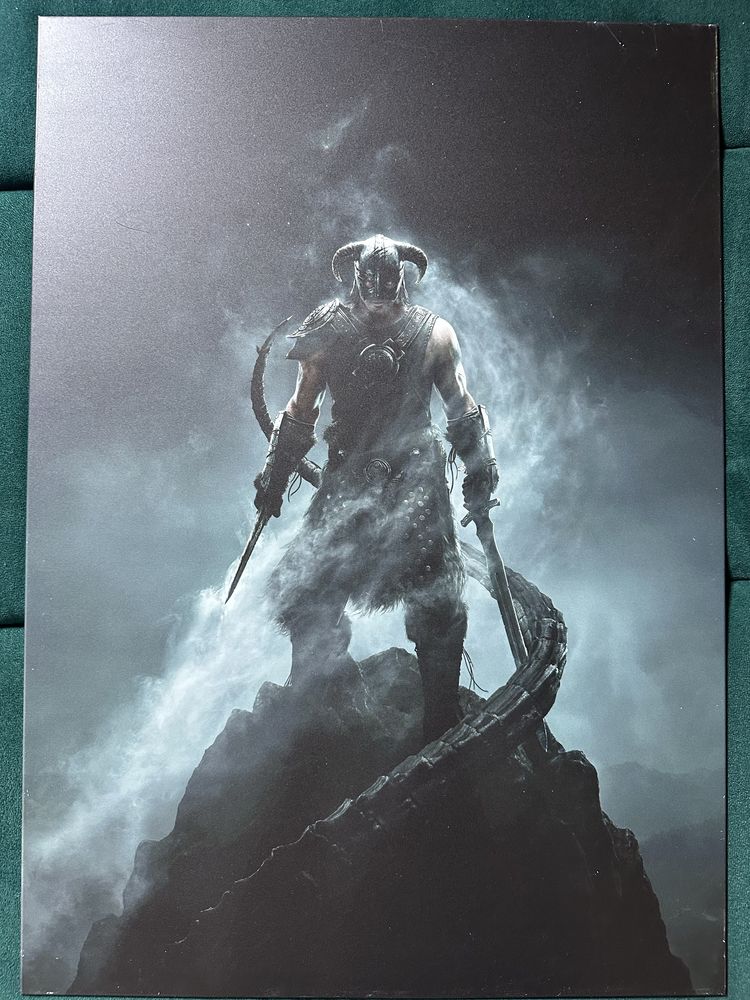 Plakat metalowy Displate – Skyrim