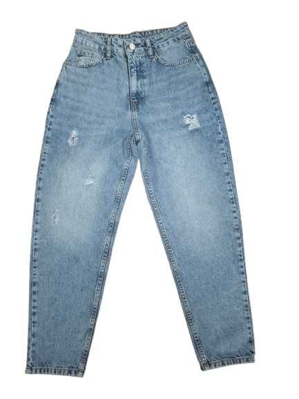 Jeansy z wysokim stanem S (643)