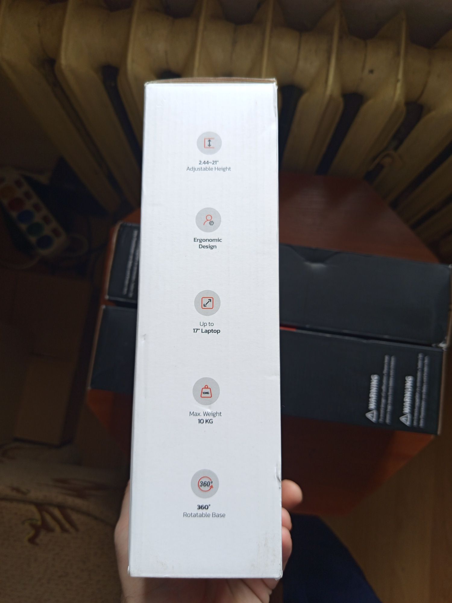 Aluminiowa podstawka pod laptopa