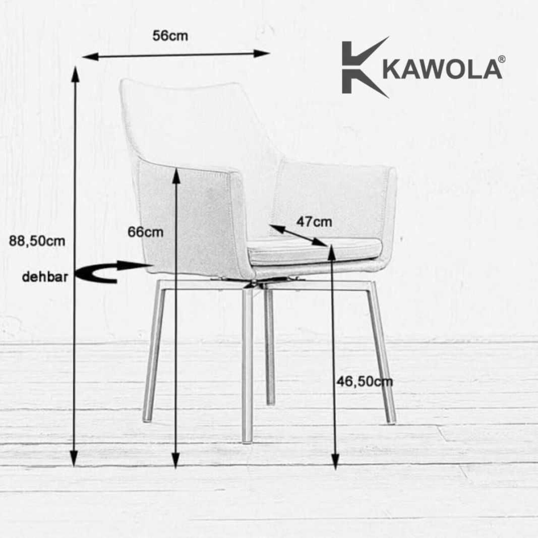 promocja Krzesło obrotowe Cali fotel krzesło do jadalni z mikrofibry