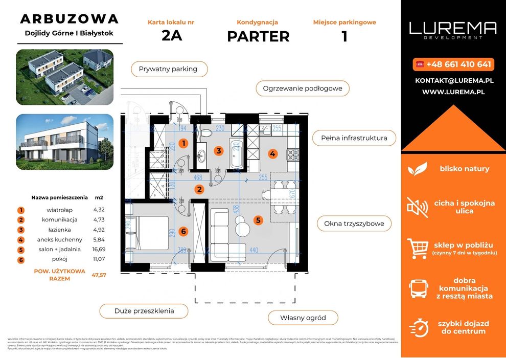 Mieszkania bezczynszowe 47m2 i 49m2| Dojlidy Górne Białystok
