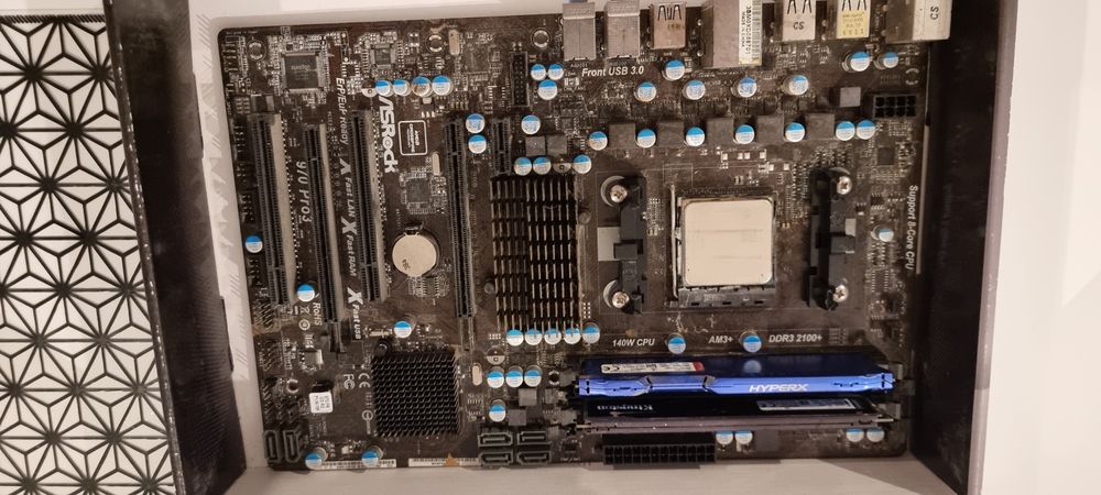 Zestaw amd fx 6300, płyta główna asrock 970 pro3, 8 gb ram ddr 3 k
