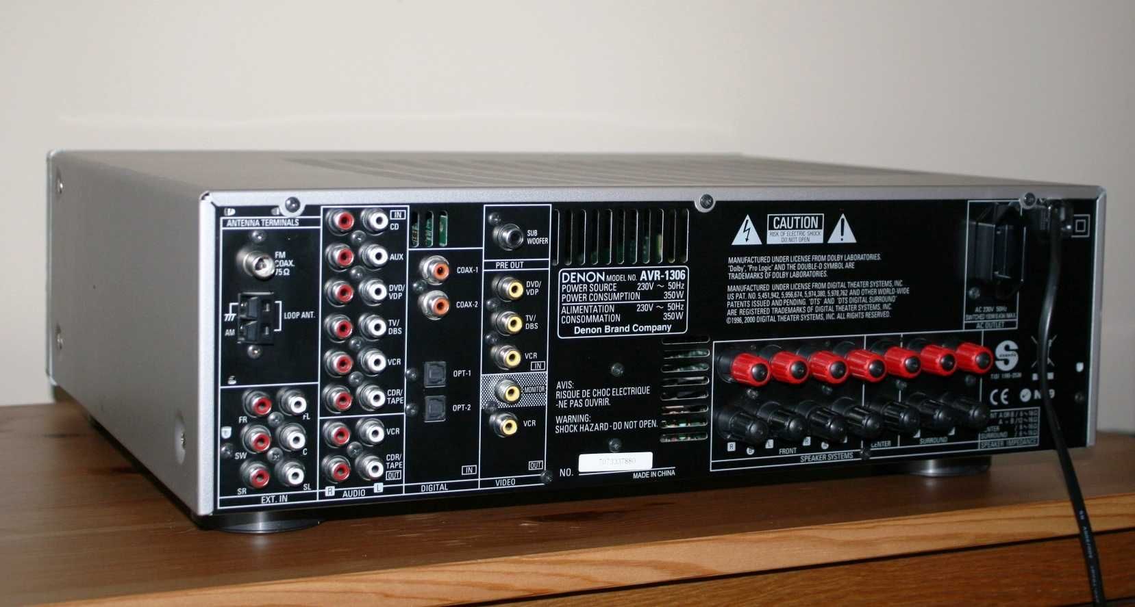 Amplituner Denon AVR 1306 wzmacniacz kino domowe