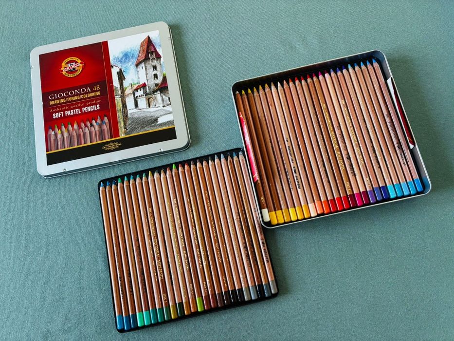 Pastele w kredkach Gioconda suche, Koh-I-Noor, 48 szt.