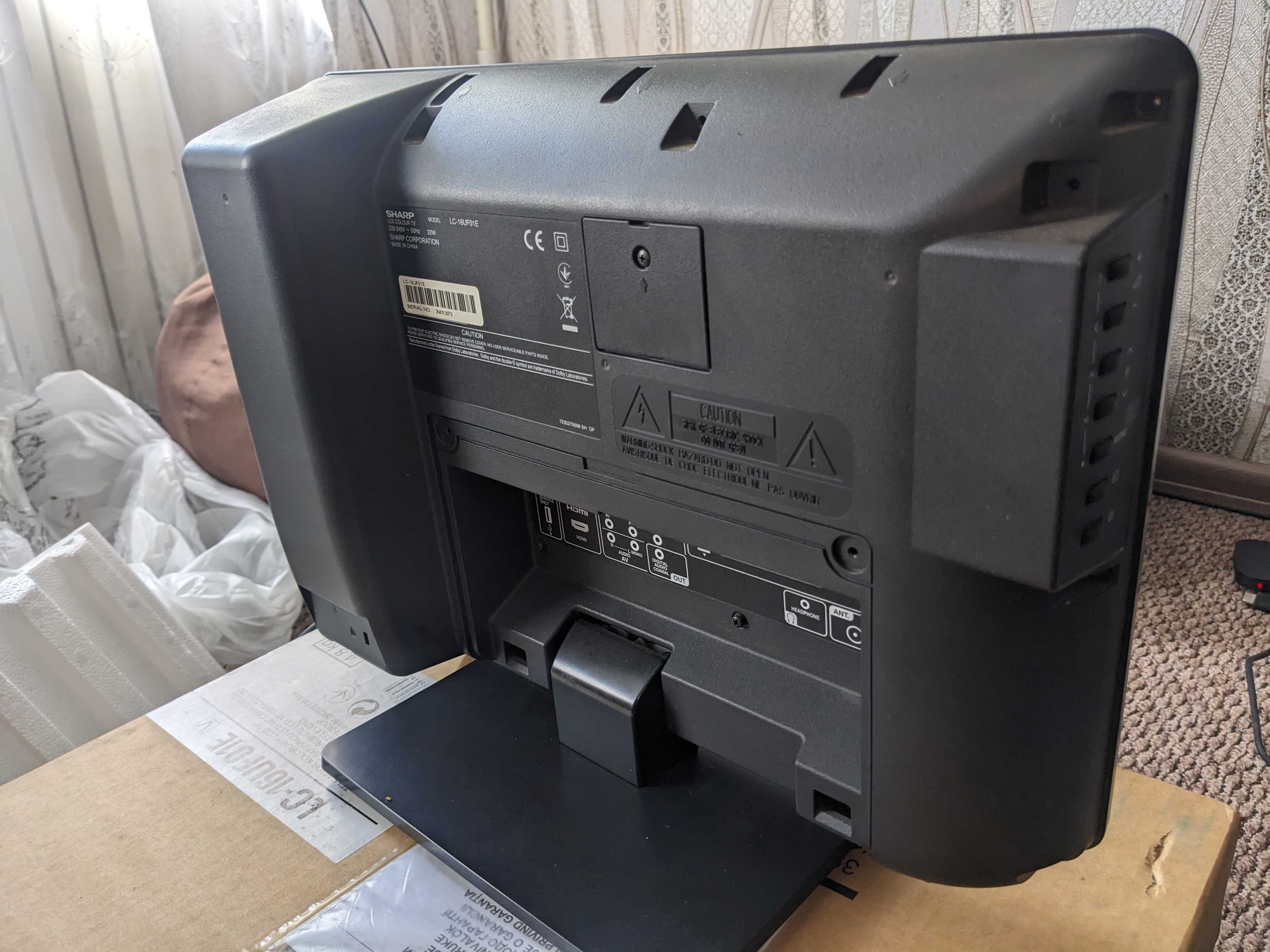 Телевизор SHARP 16'' (39см) HDMI USB  модель - LC-16UF01E