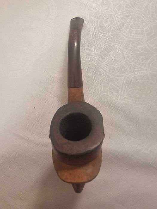 Antigo Cachimbo esculpido em madeira - Georg Wilhelm Friedrich