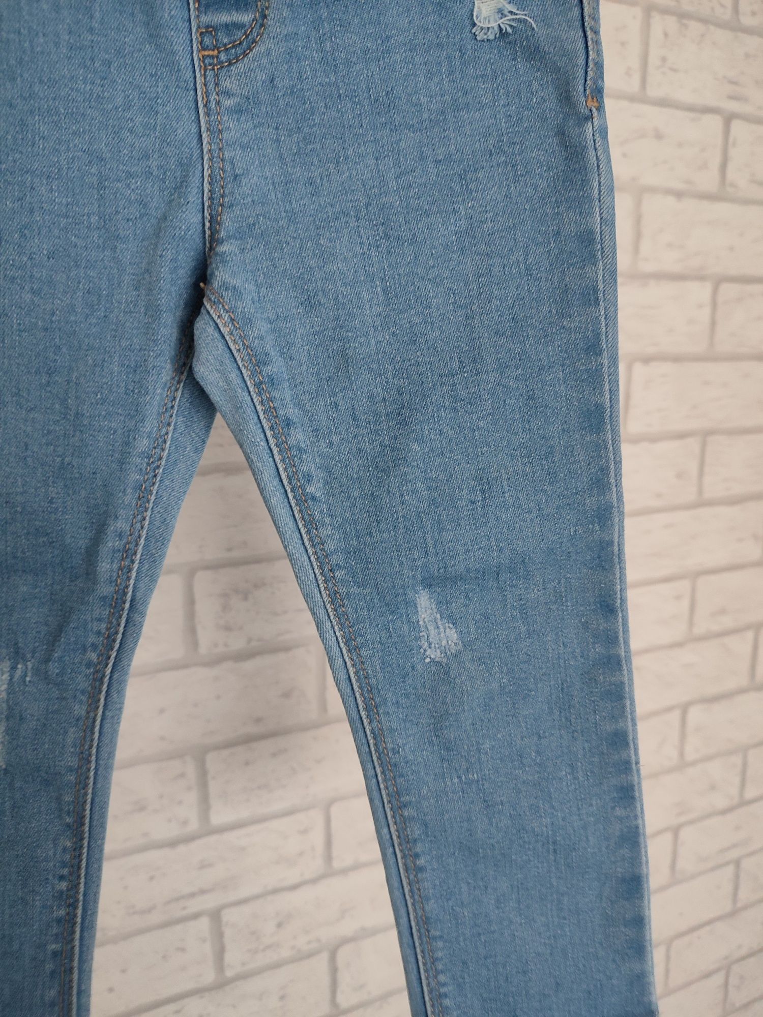 Spodnie jeansowe, jeansy Zara r.92 (ciemniejsze)