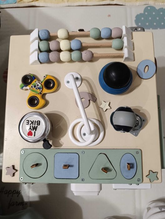 Бізікуб дитячий зі зберіганням