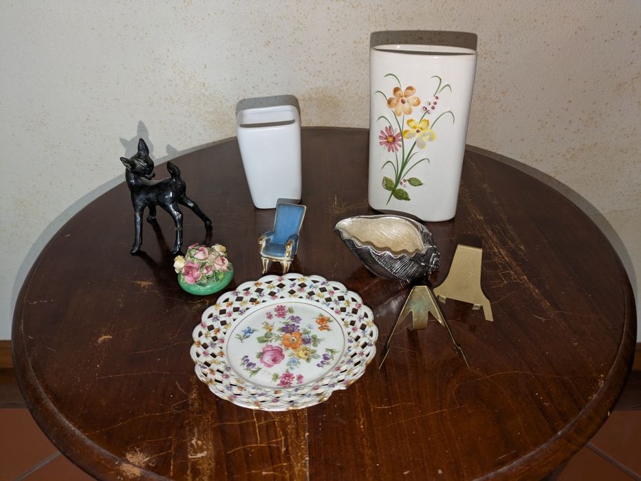 Peças decorativas vintage