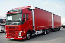 Volvo FH 460 / ZESTAW TANDEM / PRZEJAZDOWY / MEGA / KLIMA POSTOJOWA / OŚ PODNOSZONA SKRĘTNA / PLANDEKA ZBROJONA / PO KONTRAKCIE SERWISOWYM