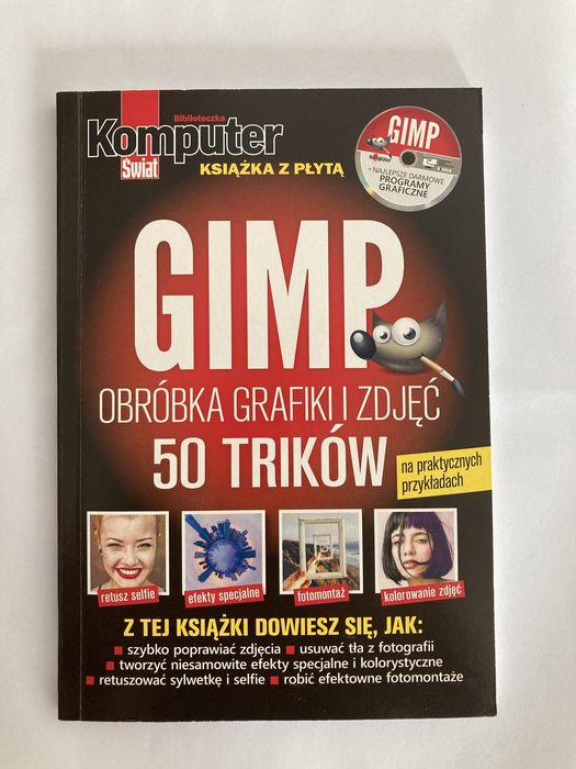 GIMP Obróbka grafiki i zdjęć 50 trików + płytka