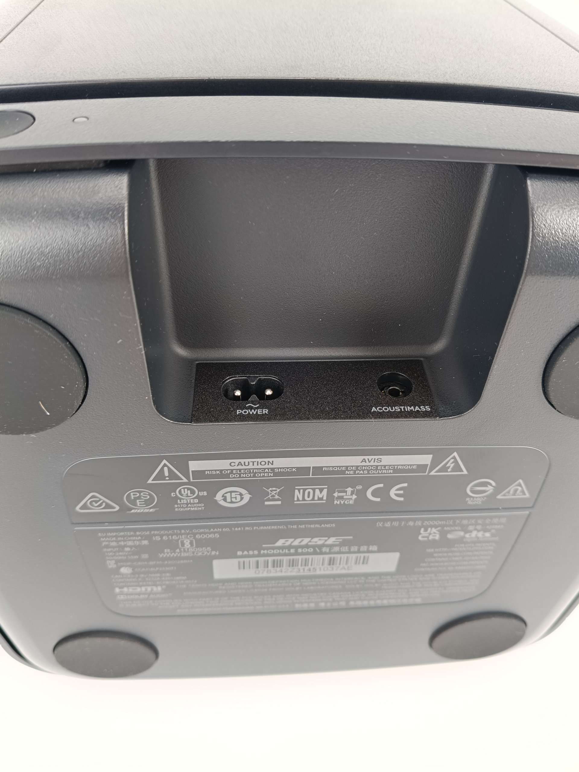 Subwoofer aktywny Głośnik Bose Bass Module 500 czarny