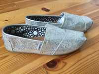 Brokatowe espadryle TOMS r.W7 r.36/37