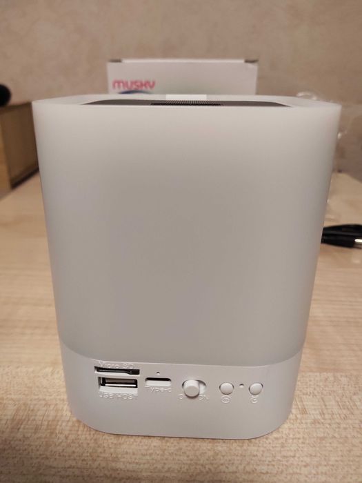 Блютуз Колонка 5в1 Ночник Плеер Белый Шум