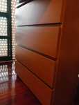 MALM Cómoda c/4 gavetas, castanho