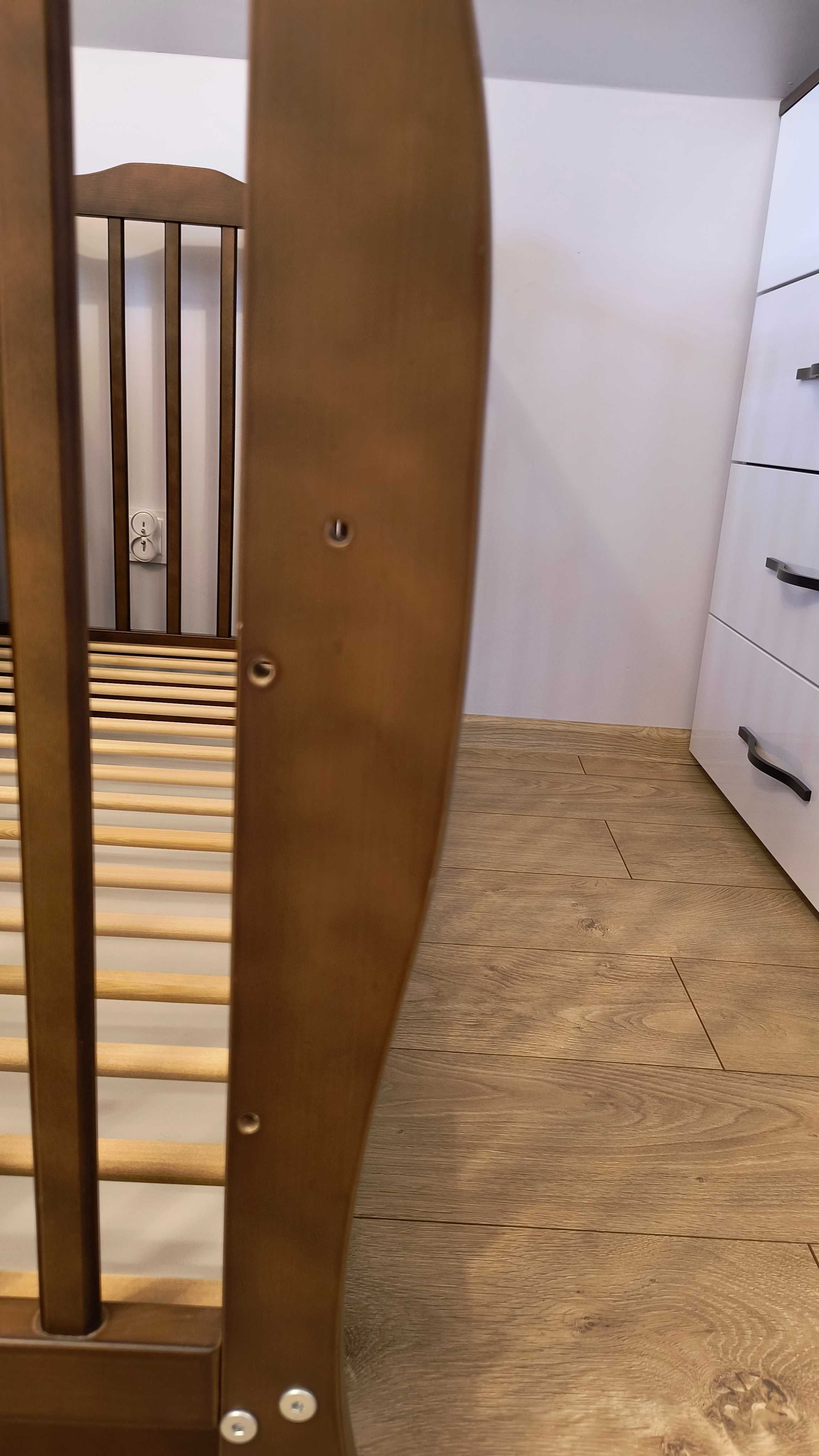 Łóżeczko Julia z szufladą i funkcją tapczanika 120x60
