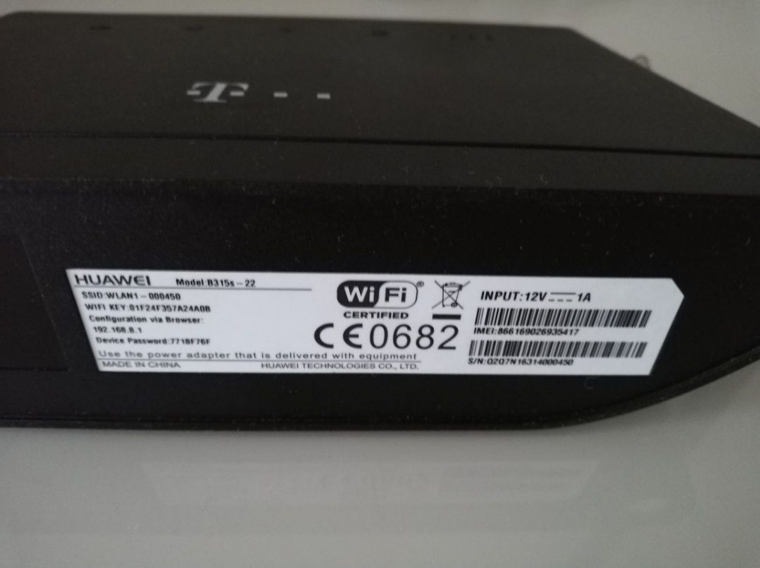 Router modem Huawei B315 na kartę SIM LTE 4G T-Mobile bez simlocka. St