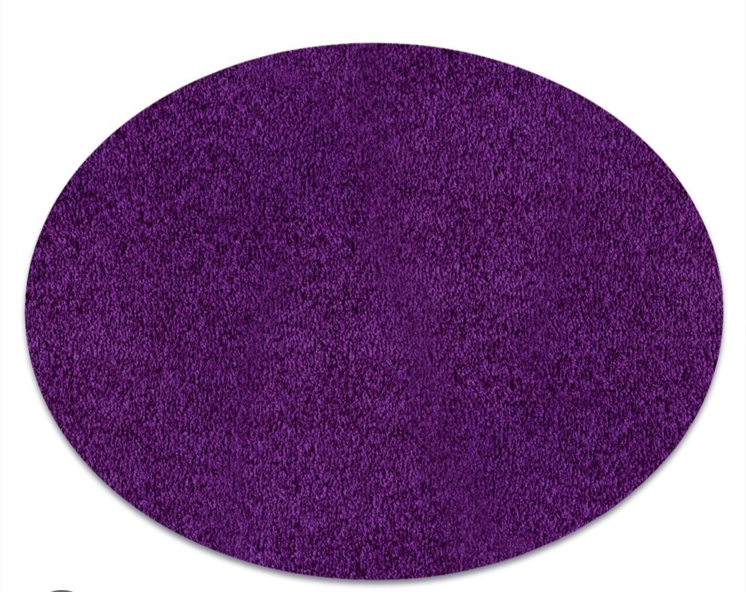 Tapete roxo/lilás redondo ADUM