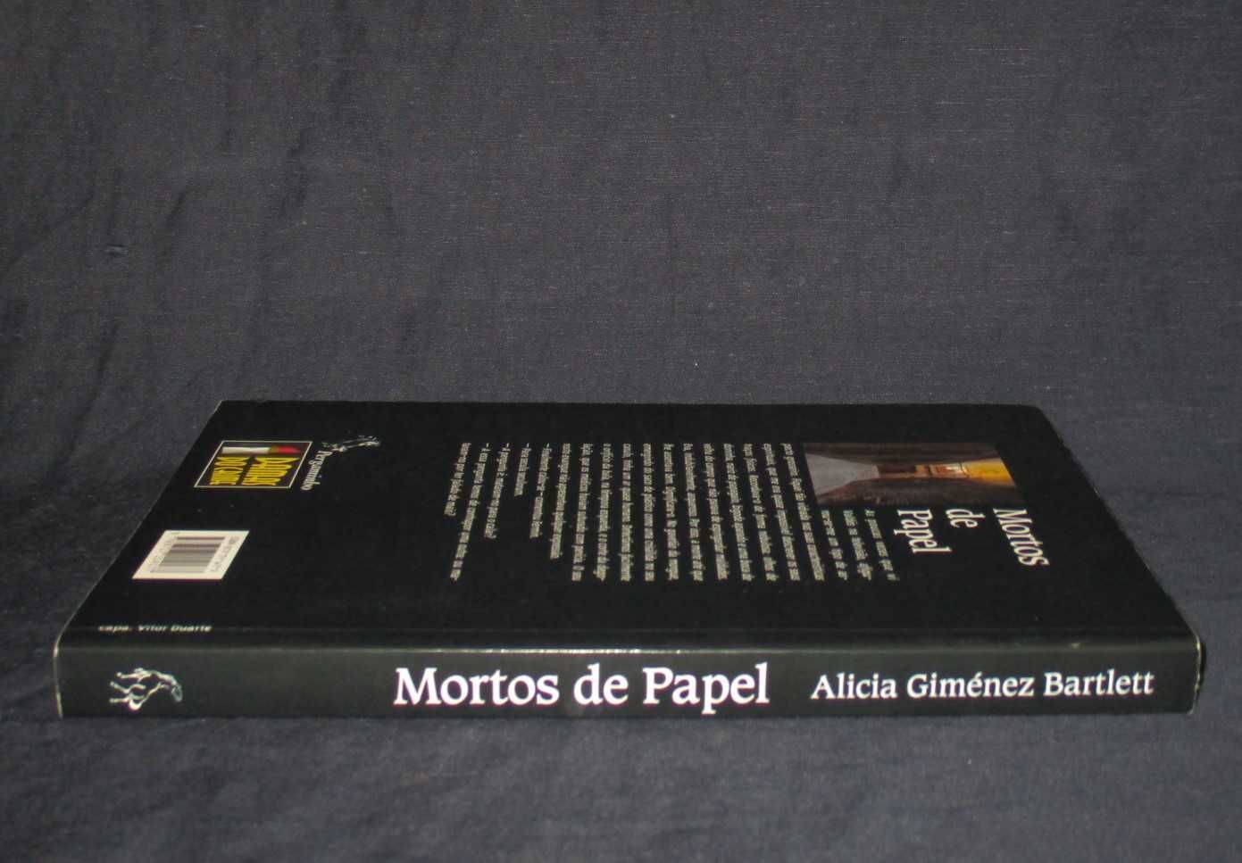 Livro Mortos de papel Alicia Giménez Bartlett