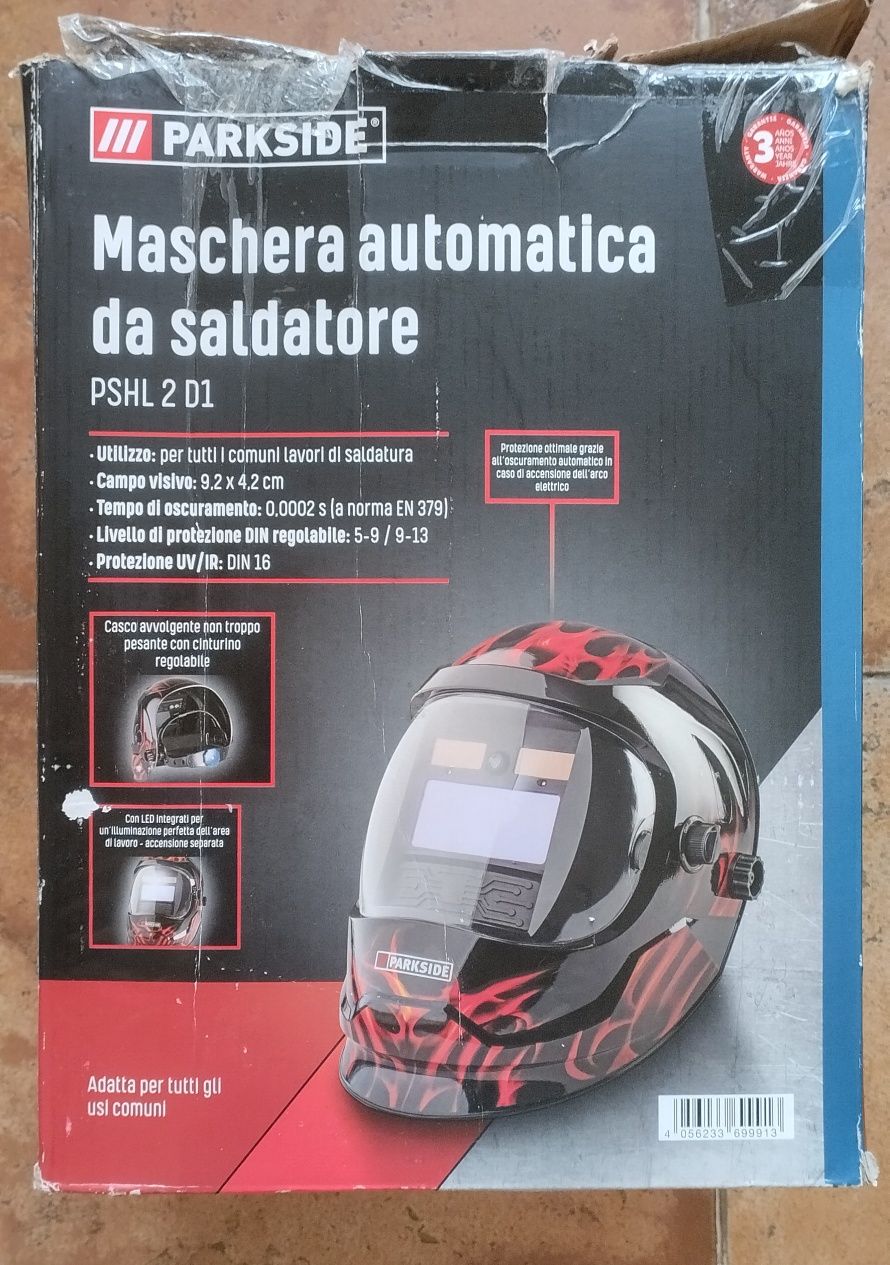 Máscara soldadura automática Parkside