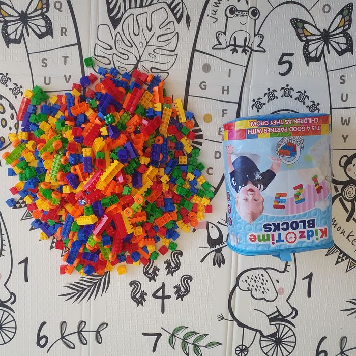 Klocki dla dzieci ok 736 elementów Kidz Time Blocks