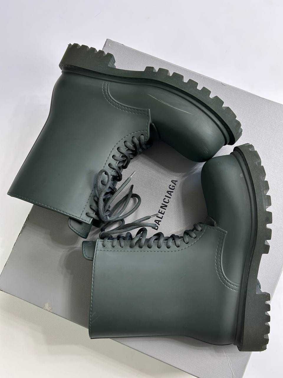 BALENCIAGA Steroid Boot Full Eva  ботинки  боты чоботи green зелені 42