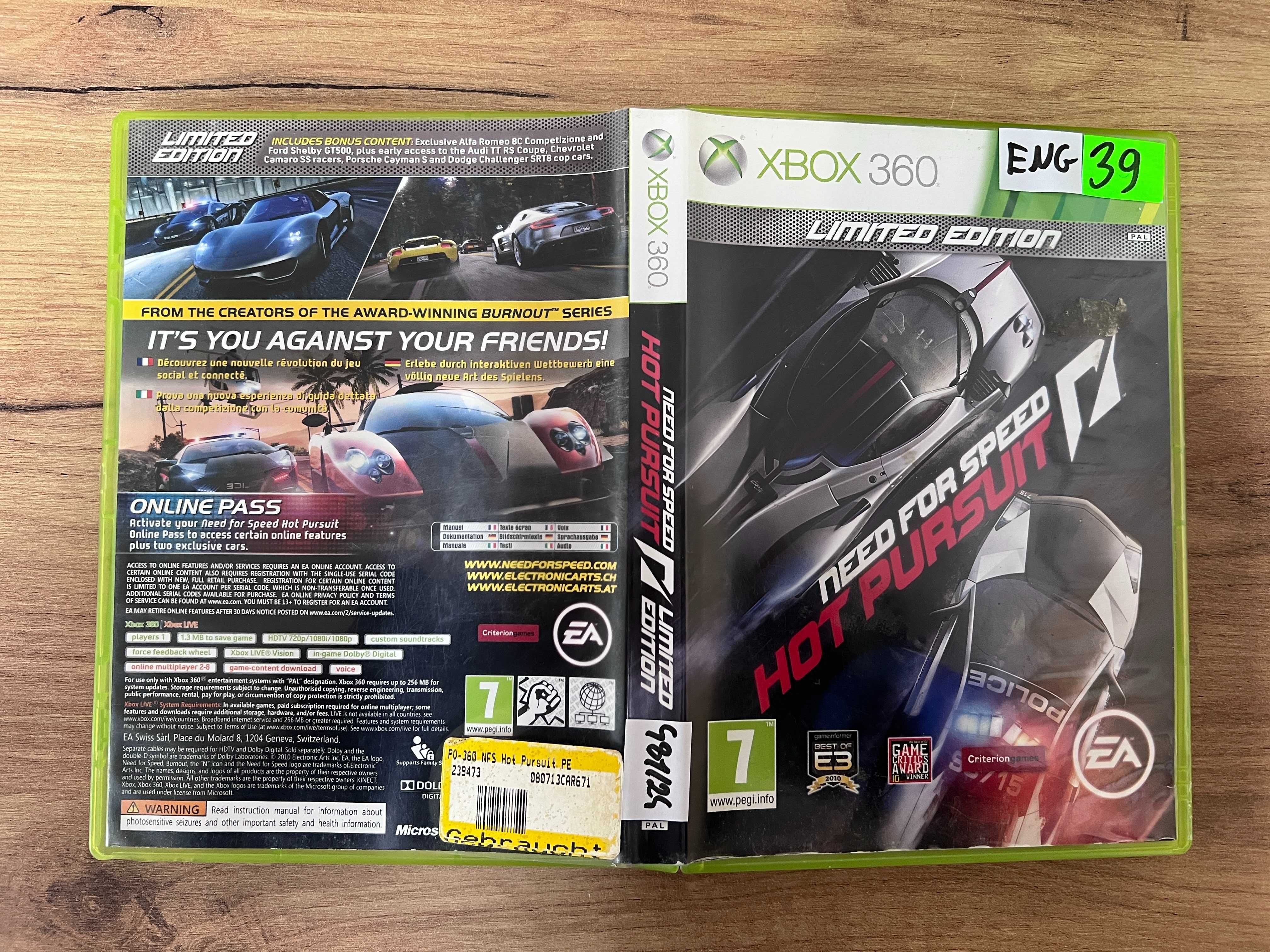 Need for Speed Hot Pursuit Xbox 360 | Sprzedaż | Skup | Jasło
