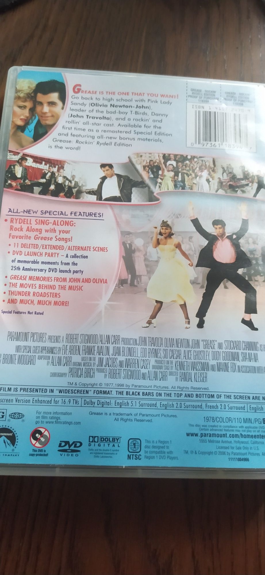 Grease film DVD  John Trawolta Unikat!