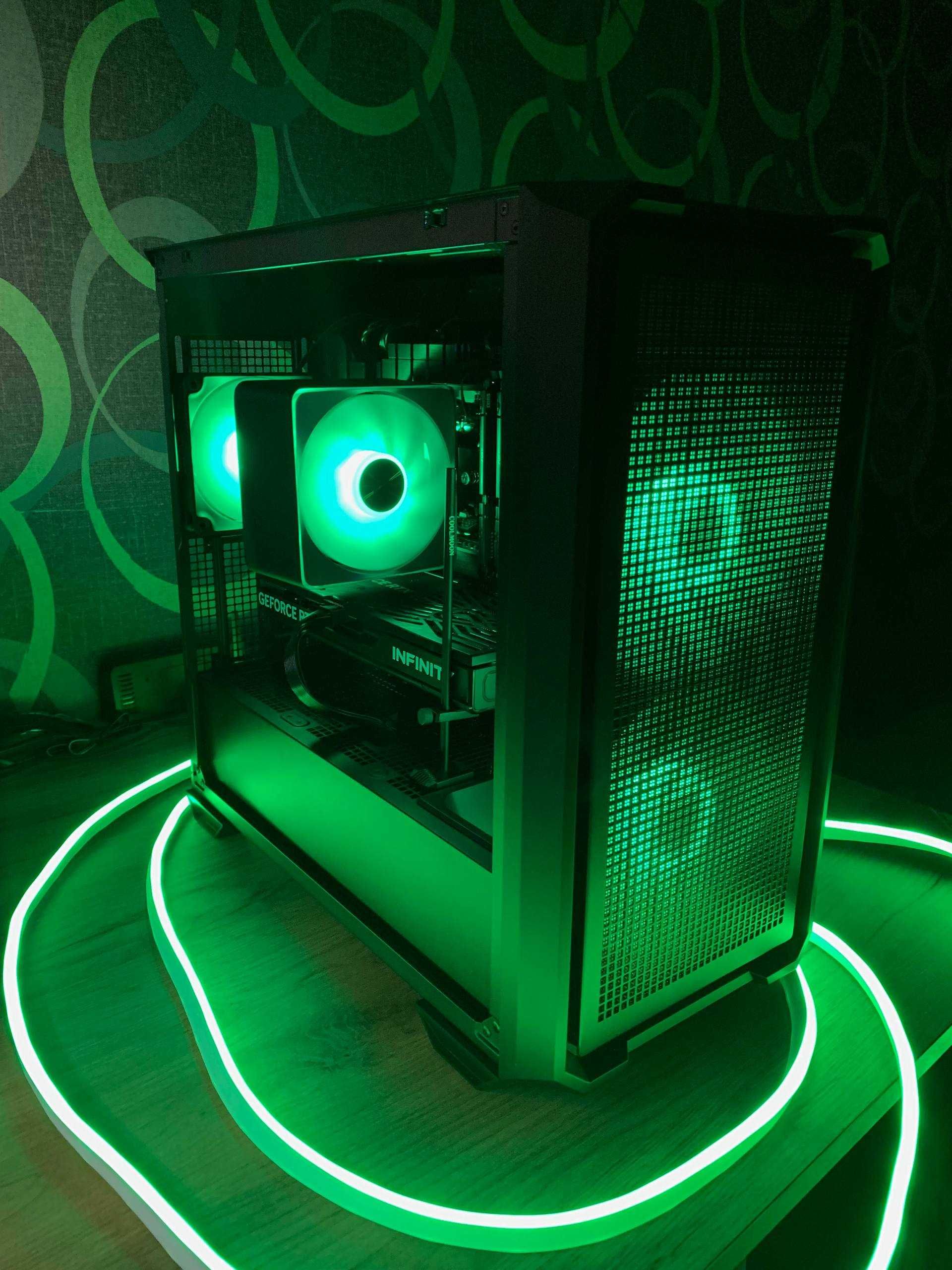 Ігровий комп'ютер для стрімів. R7 7700, RTX 5060 Ti, DDR5 32GB