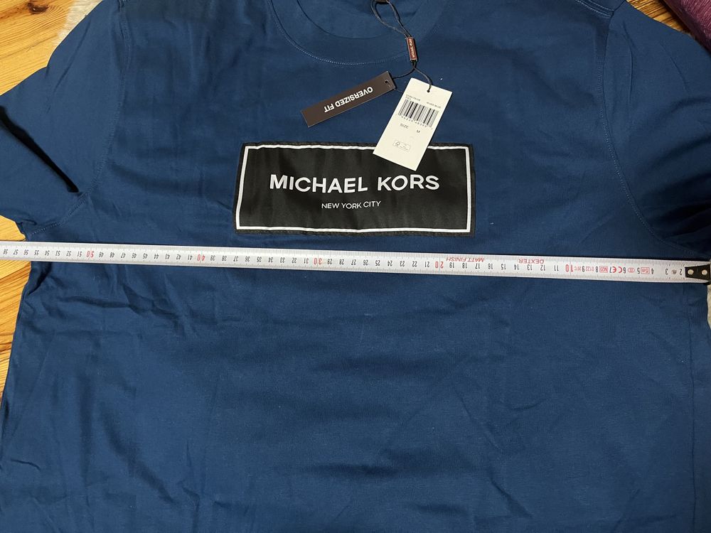 Michael Kors koszulka t-shirt logowany z logo r M L oversized fit