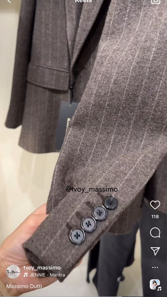 Пиджак Massimo Dutti