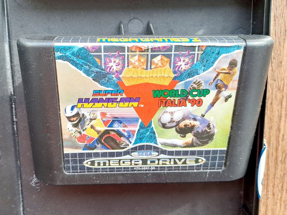 Box com cartucho 3 jogos consola Sega Mega Drive, Mega Games I