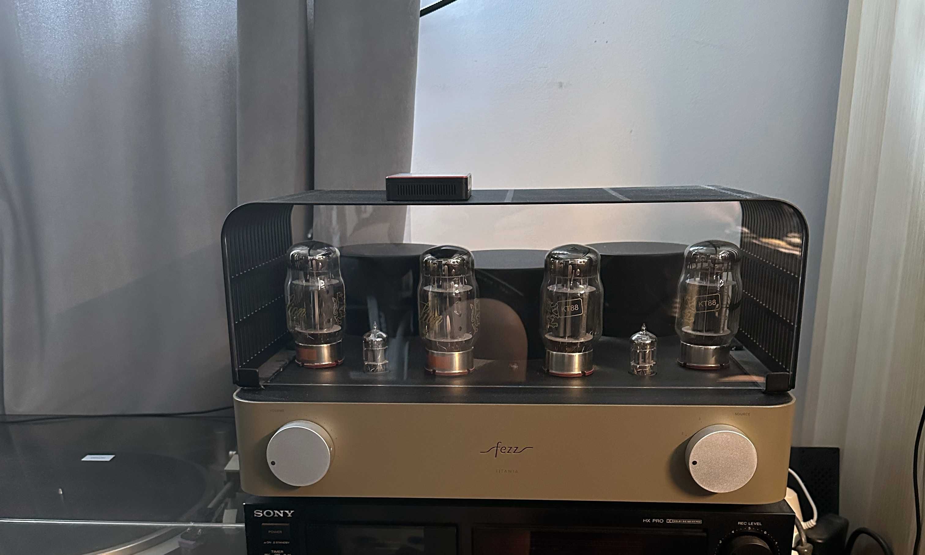 Fezz Titania evo KT88 Sunlight dwa komplety lamp Genalex Gold Lion EH