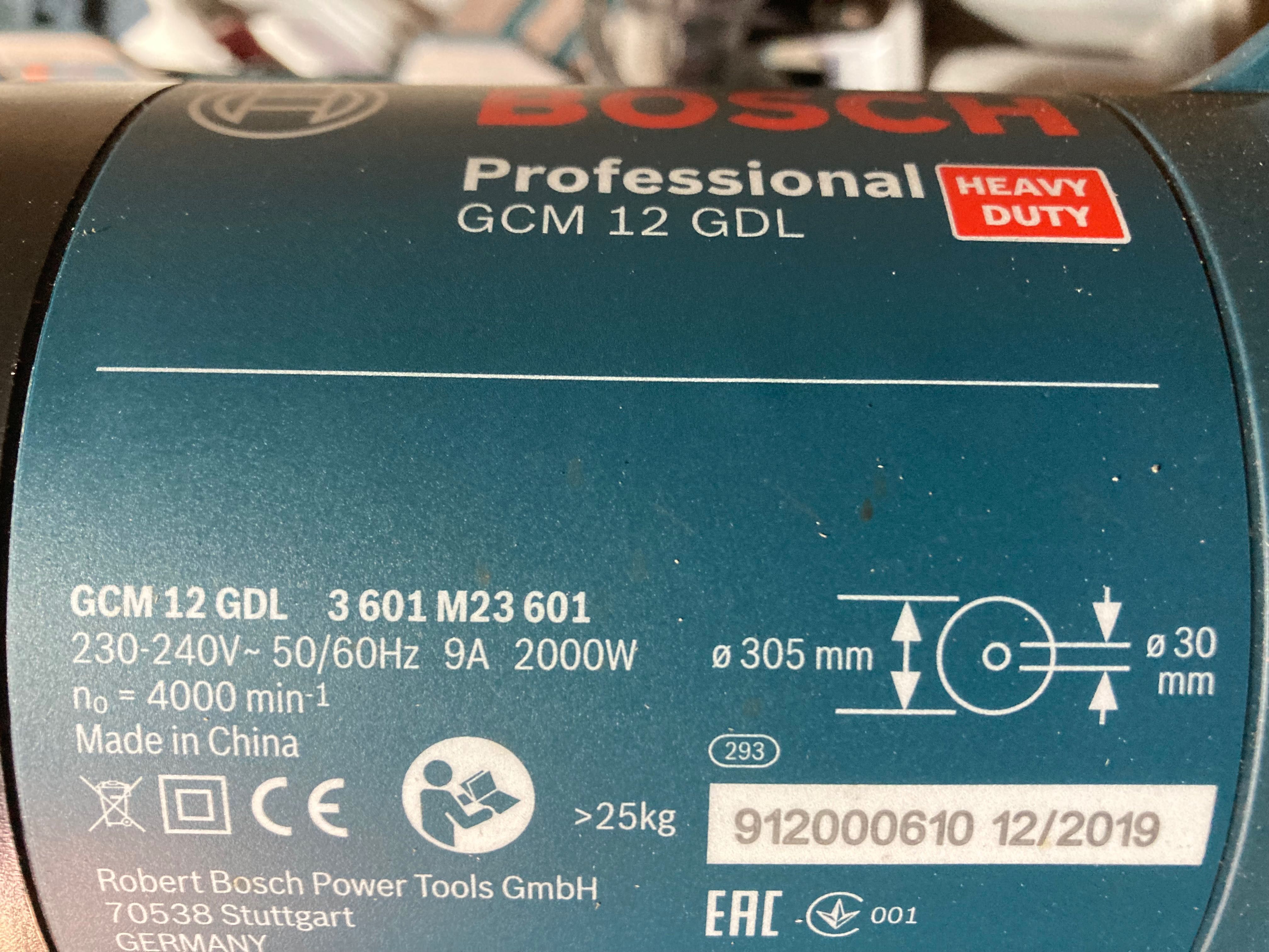 Serra Bosch Gcm 12 Gdl