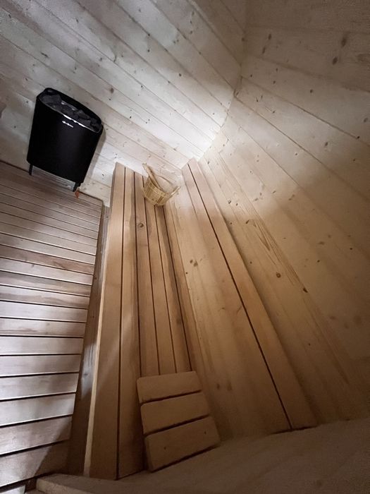 Sauna Beczka z piecem elektrycznym