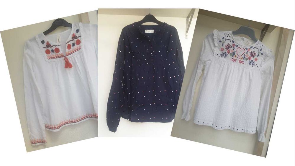 Blusas de Menina Lefties/Zippy - 11/12 e 13/14 anos - Entre 5€ e 6€!