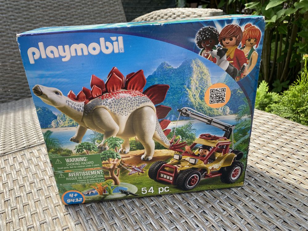 PLAYMOBIL 9432 Pojazd Badawczy z dinozaurem Stegozaurem NOWE