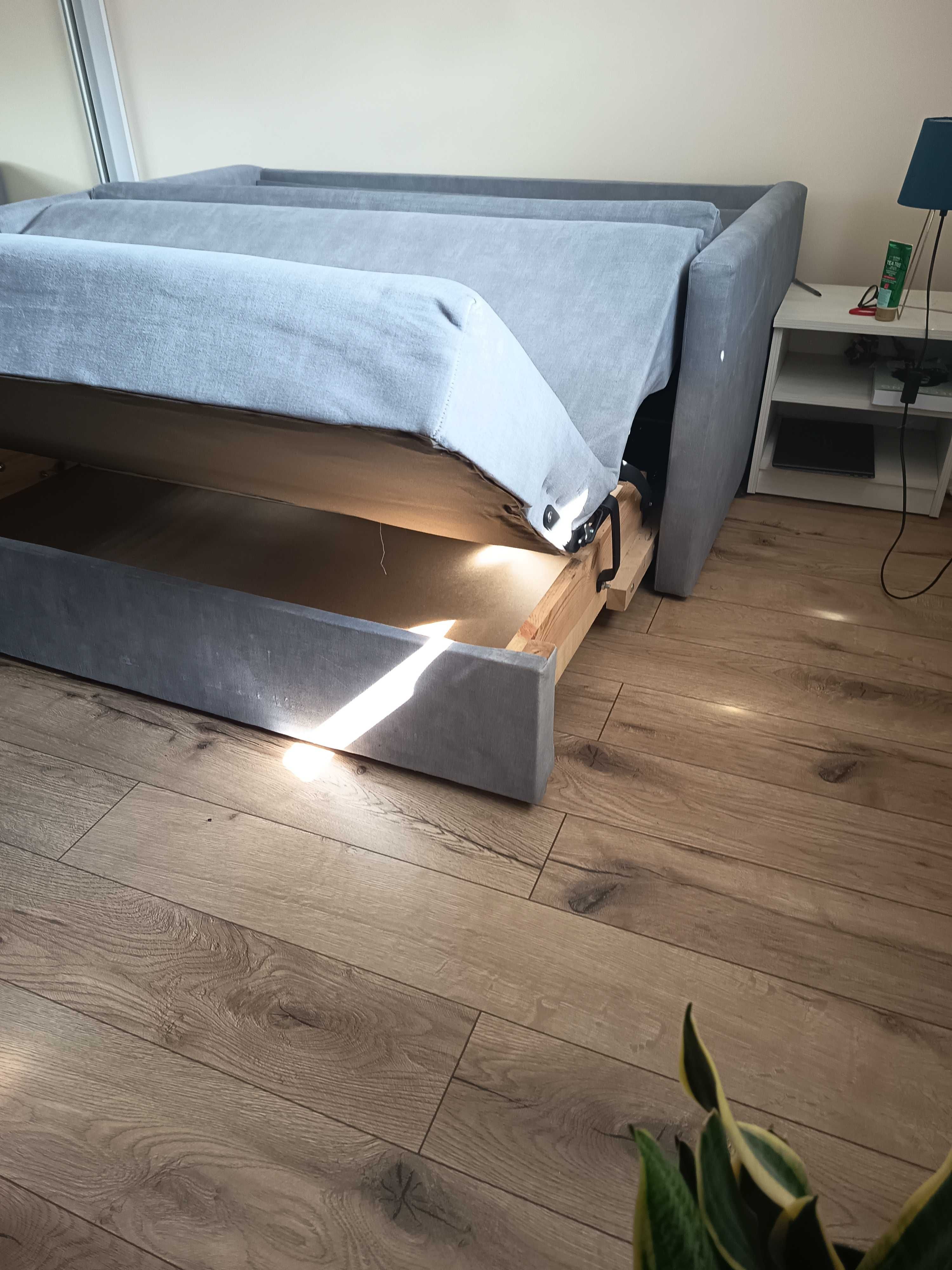 Tapczan, Sofa, Amerykanka, Łóżko 140 x 200, Pojemnik Stan Bardzo dobry