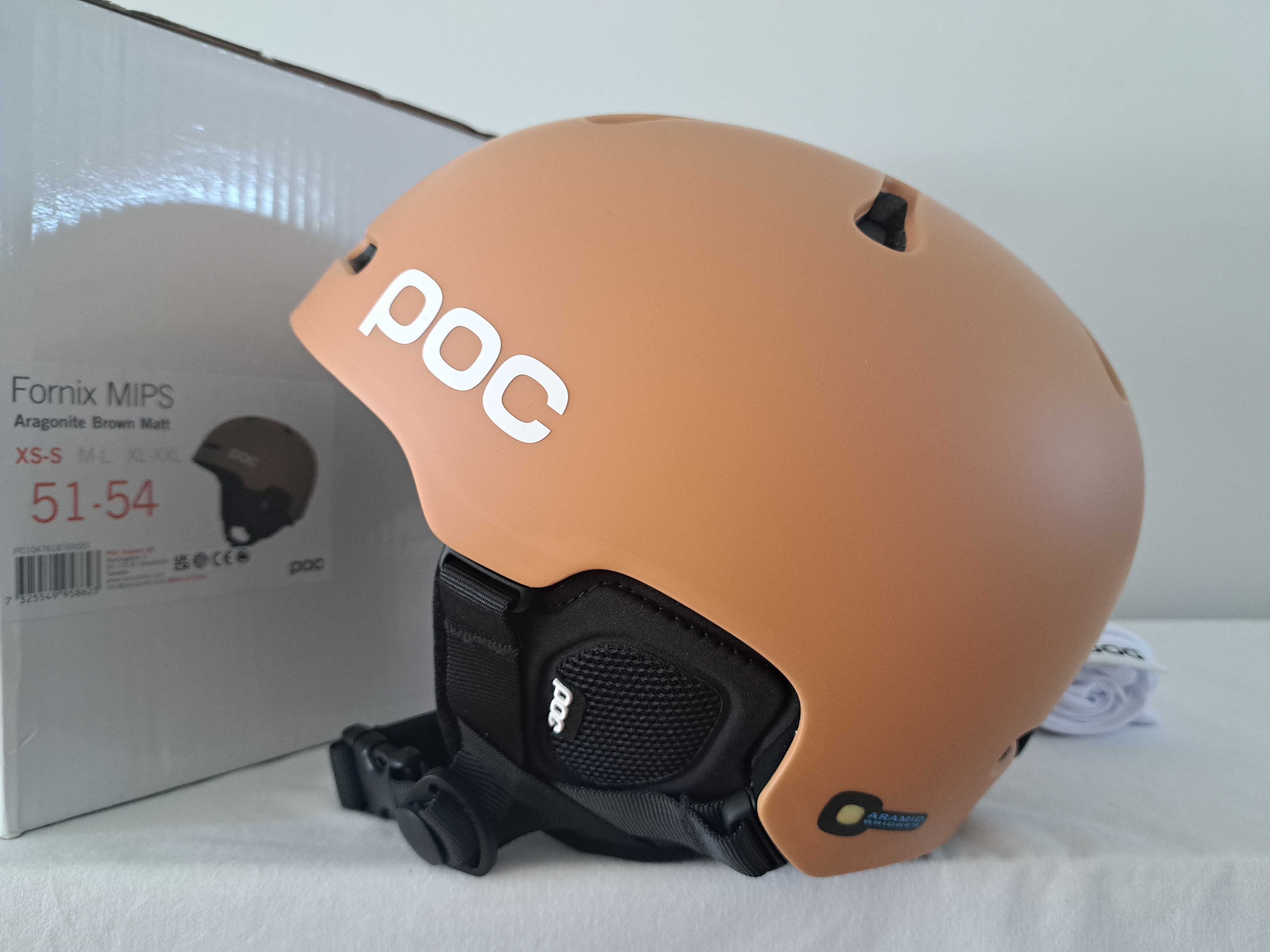 Kask narciarski POC Fornix Mips Aragonite Brown Matt XS/S 51-54cm