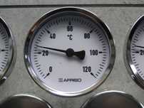 Termometr bimetaliczny Afriso 0-120°C 63mm L-40mm