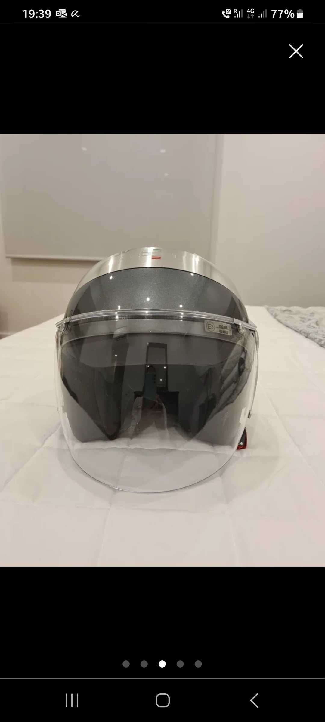 Casco moto mujer