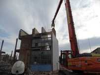 Koparka Doosan DX 420 LC, wyburzeniowa, zasięg 26 m.
