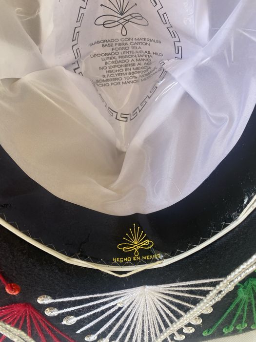 Chapéu tipico mexicano veio de uma viagem ao mexico 48 cm